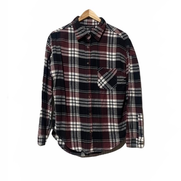 Brandy Melville Tops Brandy Melville Plaid Flannel Shirt Poshmark